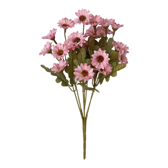 Artificial Autumn Flowers Bouquet Wild Chrysanthemum Faux Floral Arrangement Fall Color Decorative Flowers for Vase Table Centerpiece Farmhouse Home Decor,1 Bundle,B