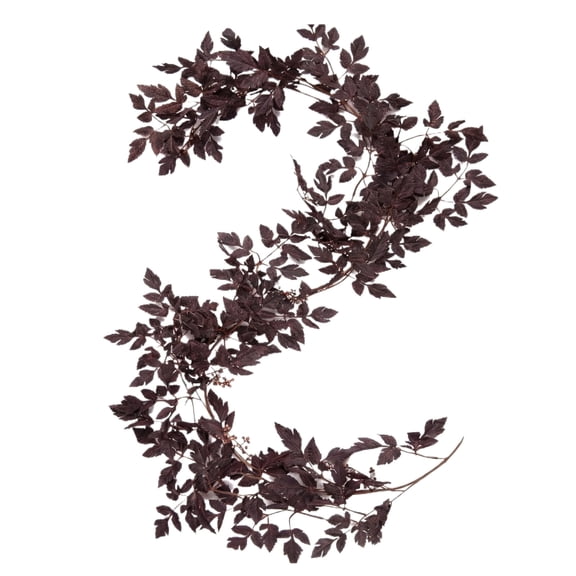 Artificial Autumn Foliage Garland , 71 inch Faux Silk Plant Vine Stem Garland Decor for Table Mantle Fireplace Garden Yard Decor