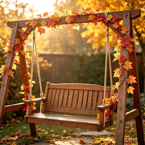 Artificial Autumns Maple Leaf Garland And Home Decor For Halloween And Thanksgiving And Harvests Season For Festive Display 180cm Length Available