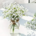 thumbnail image 1 of Artificial Baby Breath Gypsophila Flowers | 4 Pack Realistic White Plastic Fake Flower Bouquets for Home Decor, Wedding Centerpiece, Party Arrangement, 7.5 Inch Each, 1 of 6