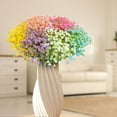 thumbnail image 1 of Artificial Baby’s Breath Bouquet – 12 Stems Multi-Color Foam Gypsophila for Wedding Bouquets, Table Centerpieces & Home Decor (No Maintenance), 1 of 3
