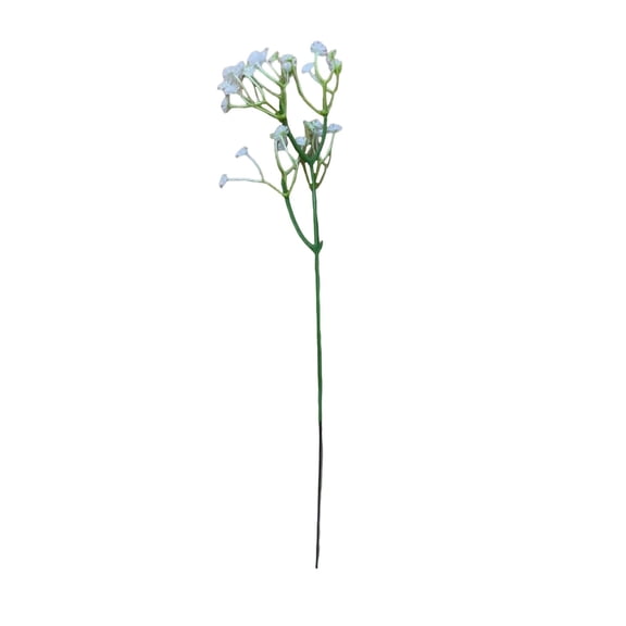 Artificial Baby’s Breath Flower Stem White Gypsophila Faux Floral Branch for Wedding Table Centerpiece Home Office Indoor Outdoor Decoration DIY Bouquet Vase Filler 1 Piece artificial babies breath
