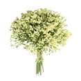thumbnail image 1 of Artificial Baby's Breath Flowers, 12pcs Real Touch Silk Gypsophila Bouquet with Silicone Flower Heads, Plastic Stems for Wedding, Home, Party Decoration, Centerpieces, Vase Fillers, 1 of 9