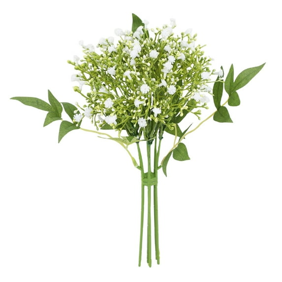 Artificial Baby's Breath Flowers, Wedding Flowers, Faux Flowers, Artificial Gypsophila Fake Bouquet, Real Touch Faux Floral Sprays for Wedding Floral Arrangements Party Home Decor, 12 inch Stems