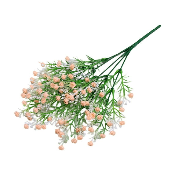 Artificial Baby's Breath Silk Flowers Bouquet - Realistic Faux Gypsophila Stems for Home Wedding Decor, Centerpieces, Window Box, Garden Porch Arrangements, Never Wilt Or Fadeharlik