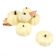 thumbnail image 1 of Artificial Bagged Pumpkins Fall Decor, Assorted, 6-Piece, White, 1 of 1