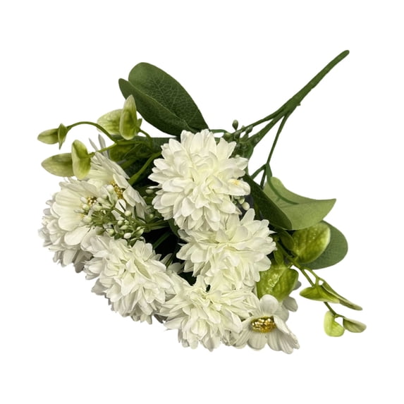 Artificial Ball Chrysanthemum FlowerFake Flower Bouquet for Home Decor ...