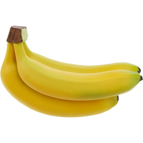 Artificial Banana Bunch Decorative Fruit Model for Display Photography Kitchen Wedding Party Decor 3 Heads