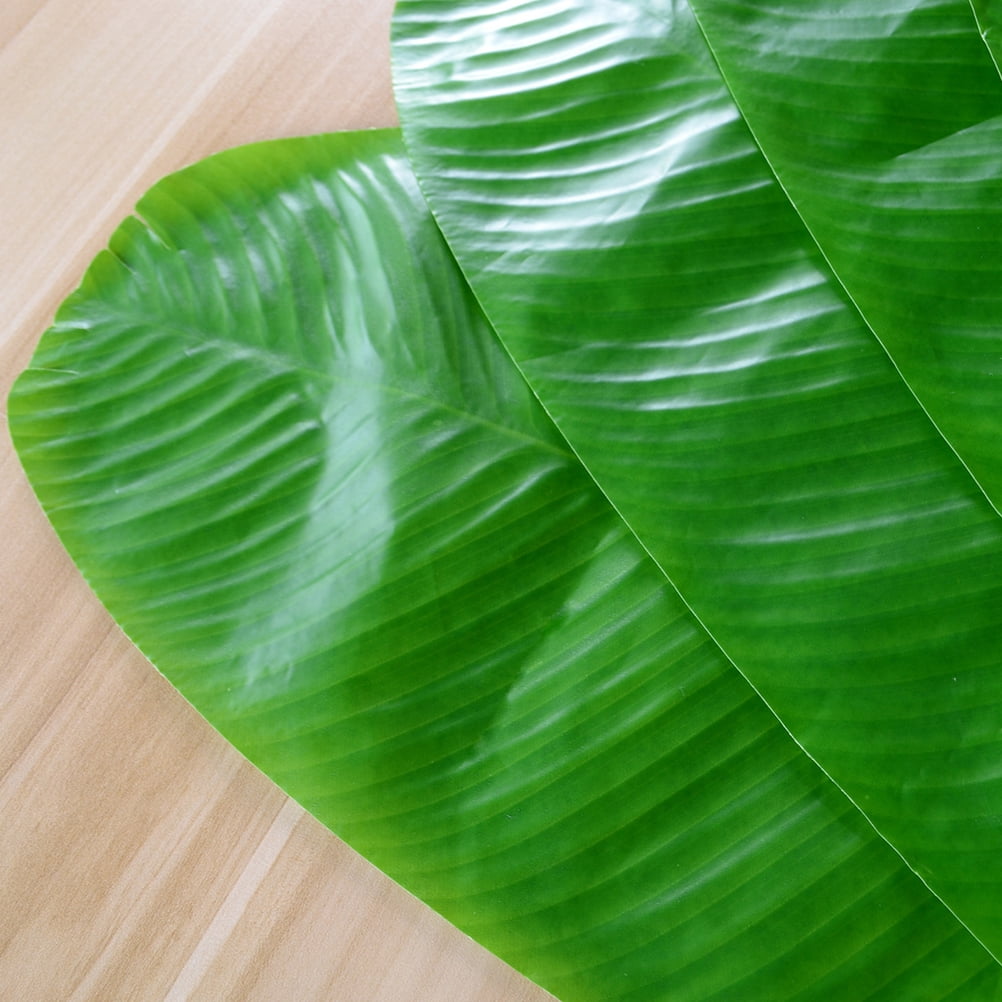 Artificial Banana Leaves Large Tropical Leaves Decorations Party