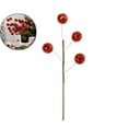 thumbnail image 1 of Artificial Berry, Christmas Berries Stems, Artificial Christmas Picks, Berries Stems for Xmas Tree Ornaments Wreath Decorations Home(Red), 1 of 6