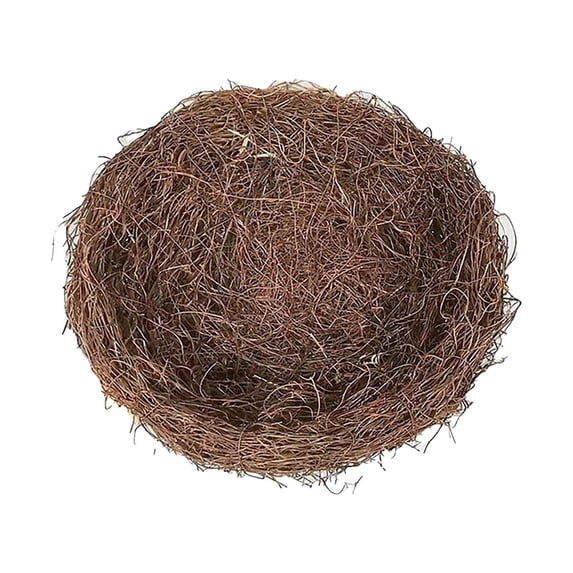 Artificial Bird Nests,5inch Natural Rattan Handmade Realistic Bird Nests, Decorative Bird Nests for Home Garden Decor, Party Crafts, Photo Props, Indoor Outdoor DIY Craft Ornament Decoration