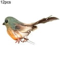 thumbnail image 1 of Artificial Birds,12PCS Realistic Robin Birds Artificial Foam Mini Birds on Clip Christmas Tree Decoration for DIY Crafts Garden Bird Ornaments Home Party Decoration, 1 of 7