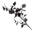 thumbnail image 1 of Artificial Black Bodhi Leaf Branches Tall Faux Greenery Hobby Decorative Fake Foliage Arrangement for Wedding Home Party Indoor Aesthetic Decoration Black 1 Piece, 1 of 6