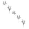 thumbnail image 1 of Artificial Black Twig Branches Picks,Halloween Dead Branch Decor for Vase Arrangement,Fake Dry Stems for Wreath Making and Table Centerpiece,Eerie Scene Decoration,5pc, 1 of 5