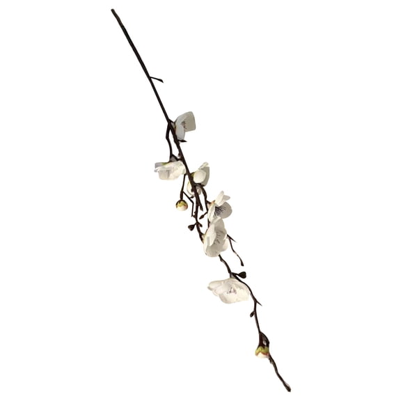 Artificial Blossom Branch 54Cm White Flower Spray For Vase Arrangement Chinese Home Decor Table Centerpiece Wedding Spring Decor