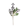 thumbnail image 1 of Artificial Blueberry Christmas Pick – 11.81 in Faux Berry Cuttings for Tree, Wreath, Garland, Cane, and Winter Holiday Floral Decoration, 1 of 5