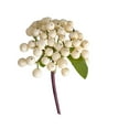thumbnail image 1 of Artificial Blush Violet Holly Berries 1 Bendable Berry Stem for Vases Bouquets Floral Arrangements Wedding Centerpieces Home Decor, Indoor/Outdoor Decor, White, 1 of 7