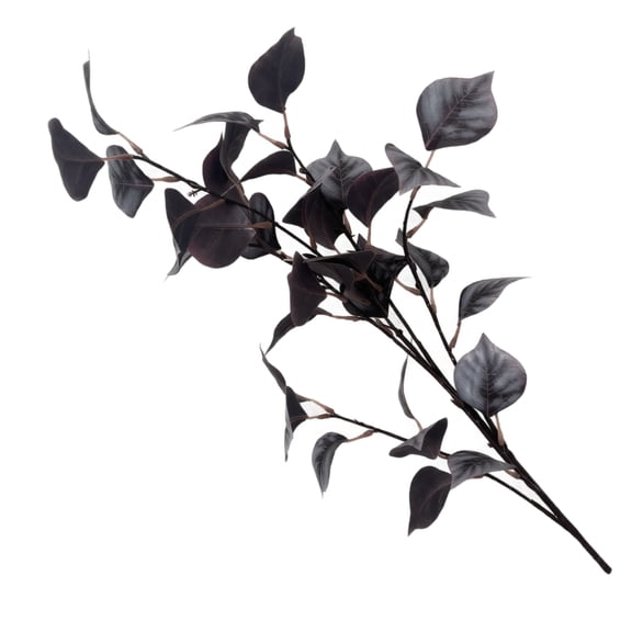 Artificial Bodhi Leaf Stems 31.5in, Fake Greenery Branches, Tall Faux Plants Indoor for Vase Filler Home Office Decor