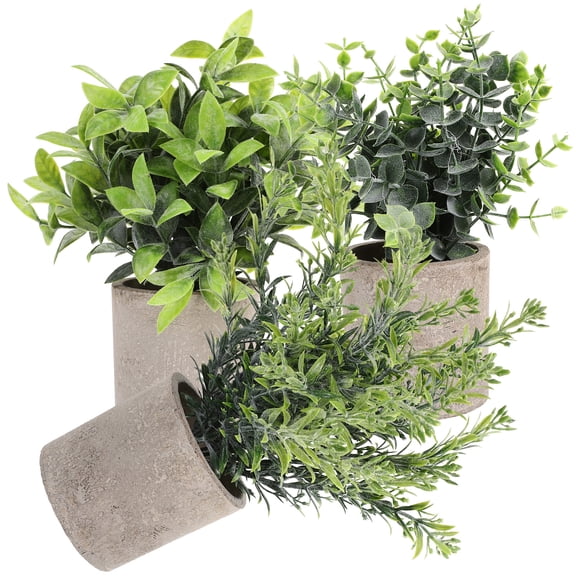 ifundom Faux Eucalyptus Bonsai Plant, Space-Saving Artificial Greenery for Home and Office Decor, Assorted Colors, Easy Care