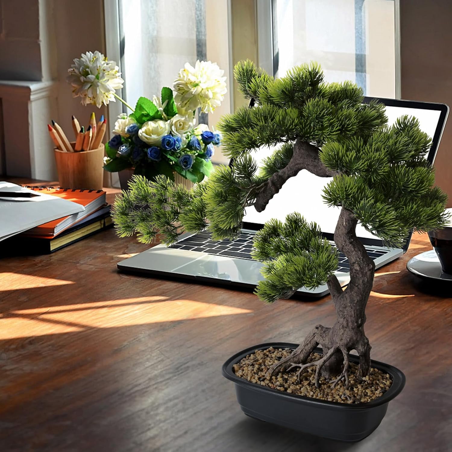 Artificial Bonsai Plant, Large Faux Juniper Plants 20 inch, Faux Potted  Pine Plants Indoor Decor for Office Desk Home Table, Greenery Desktop for  Room Decorations, Tall 20" - Walmart.com