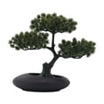 thumbnail image 1 of Artificial Bonsai Tree Fake Desk Plant Indoor Simulation PP Material for Home Guest Greeting Windowsill, 1 of 9