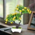 thumbnail image 1 of Artificial Bonsai Tree Fake Plants Artificial Plant Indoor Small Faux Peony Decoration, Office Desk Shelf Bedroom Living Room Decor 50% Saving, 1 of 6