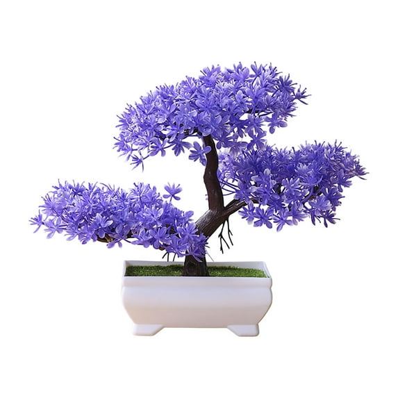 Artificial Bonsai Tree with Pot Lifelike Decorative Plant for Home Office and Zen Garden