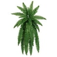 thumbnail image 1 of Artificial Boston Fern Plant 28 38 60 88 Leaves Fake Boston Fern Bushes 44Inch Large Faux Ferns Home Yard Garden Decor, 1 of 7