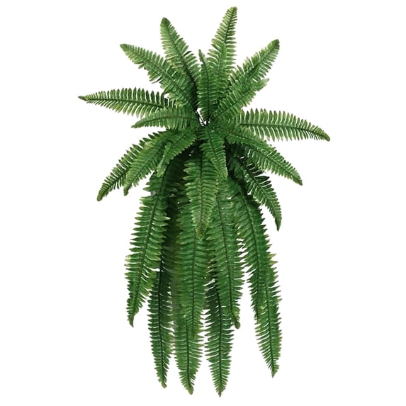 Artificial Boston Fern Plant 28 38 60 88 Leaves Fake Boston Fern Bushes 44Inch Large Faux Ferns Home Yard Garden Decor