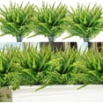 thumbnail image 1 of Artificial Boston Fern Plants Bushes 12 Pack Faux Plants Shrubs Greenery UV Resistant for House Office Garden Indoor Outdoor Decor, 1 of 7