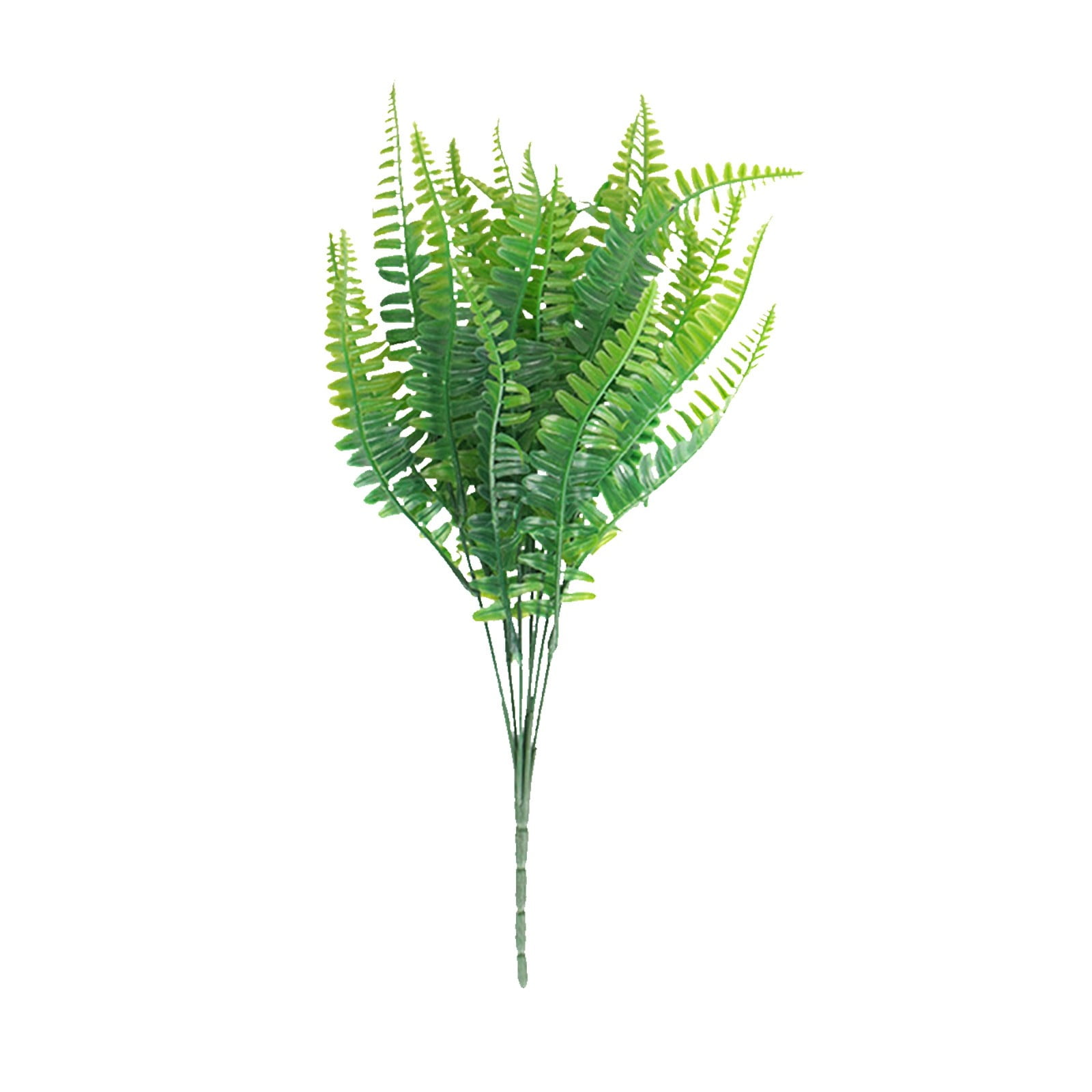 Artificial Boston Ferns for Outdoors, Indoor Greenery Stems and Leaves