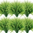 thumbnail image 1 of Artificial Boston Ferns Plant Greenery Faux Fake Shrubs Bushes for Outdoor UV Resistant Plastic Plants for Porch Wall Garden Indoor Outsides Festival Décor(Green, 4Pcs), 1 of 8