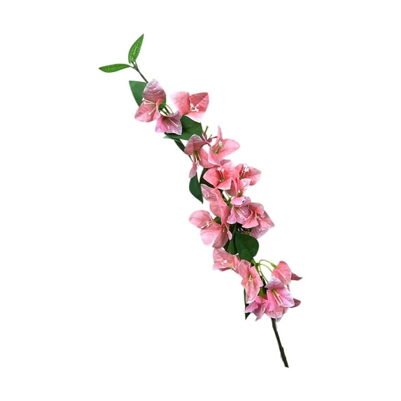 Artificial Bougainvillea Flower Vine 6 Feet Red Faux Flower Garland for Indoor Outdoor Home Decor Patio Wedding Decoration