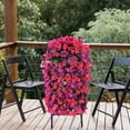 thumbnail image 1 of Artificial Bougainvillea Vine Garland - 12-Branch 156-Flower Fake Hanging Plants for Living Room, Ceiling, Wedding, and Home Decoration (28.74in), 1 of 6