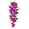 thumbnail image 1 of Artificial Bougainvillea Vine Hanging Plant, Fake Flower Garland for Patio Balcony Fence Decor, UV Resistant Outdoor Silk Greenery, 1 of 2