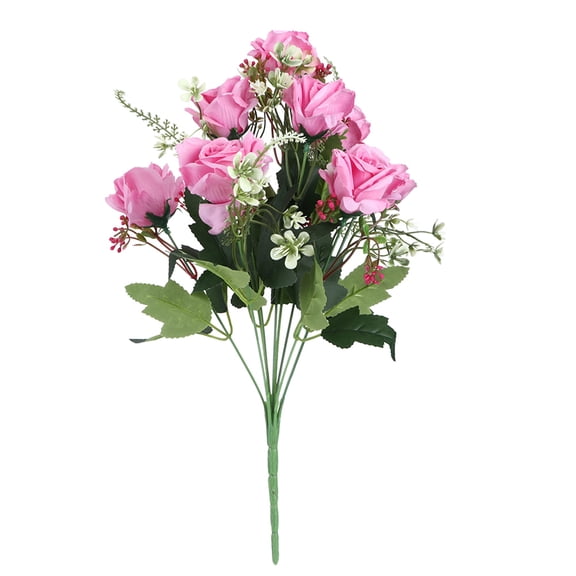 Artificial Bouquet, Artificial Rose,  And  Homes For Tables Gardens Parties Centers Hotels Peach