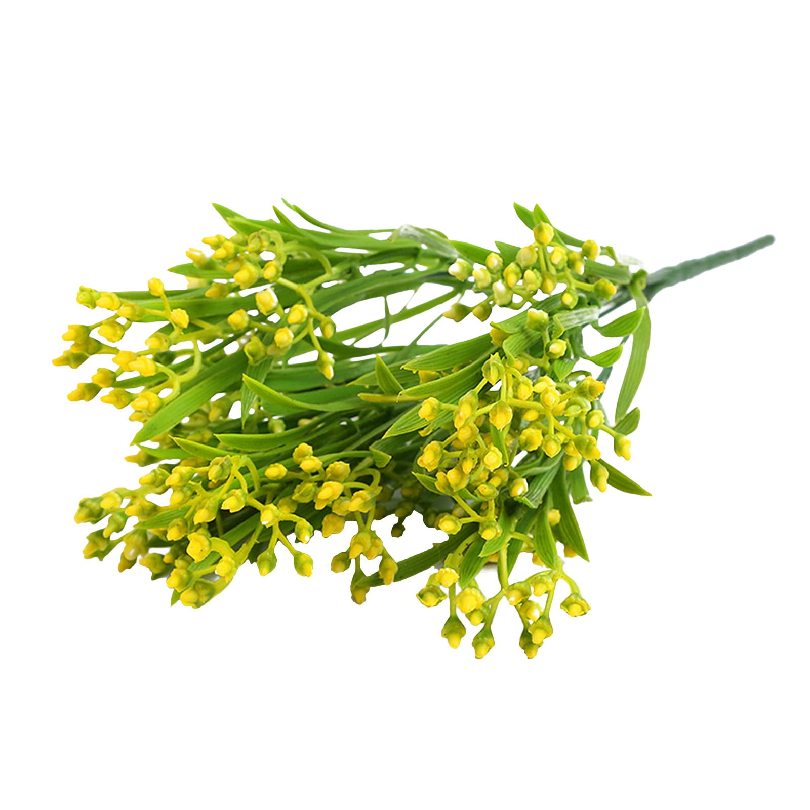 Artificial Bouquet Flower Small Flower And Grass Green