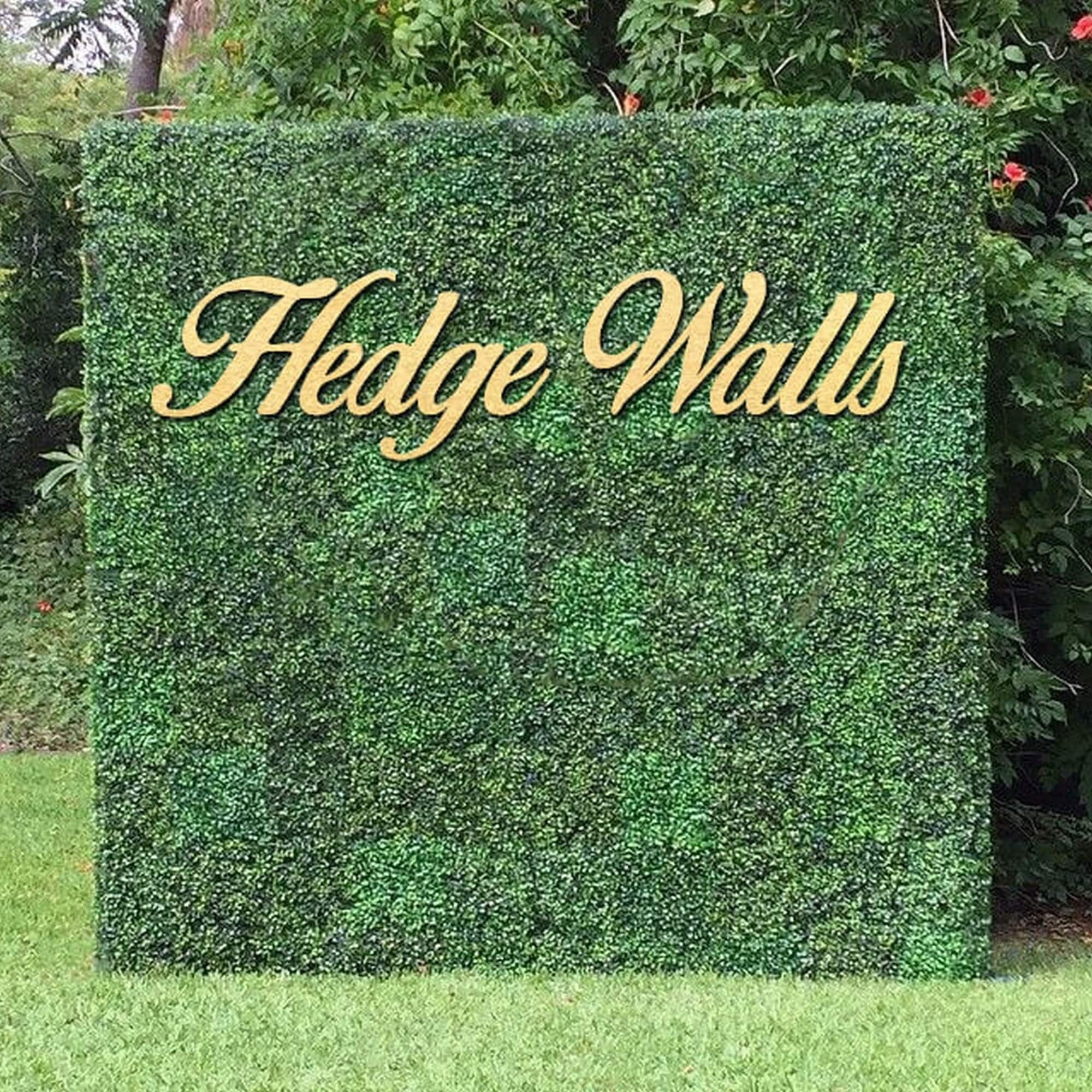 20''x20'' Green Plastic Boxwood Hedge Panels for Outdoor Use
