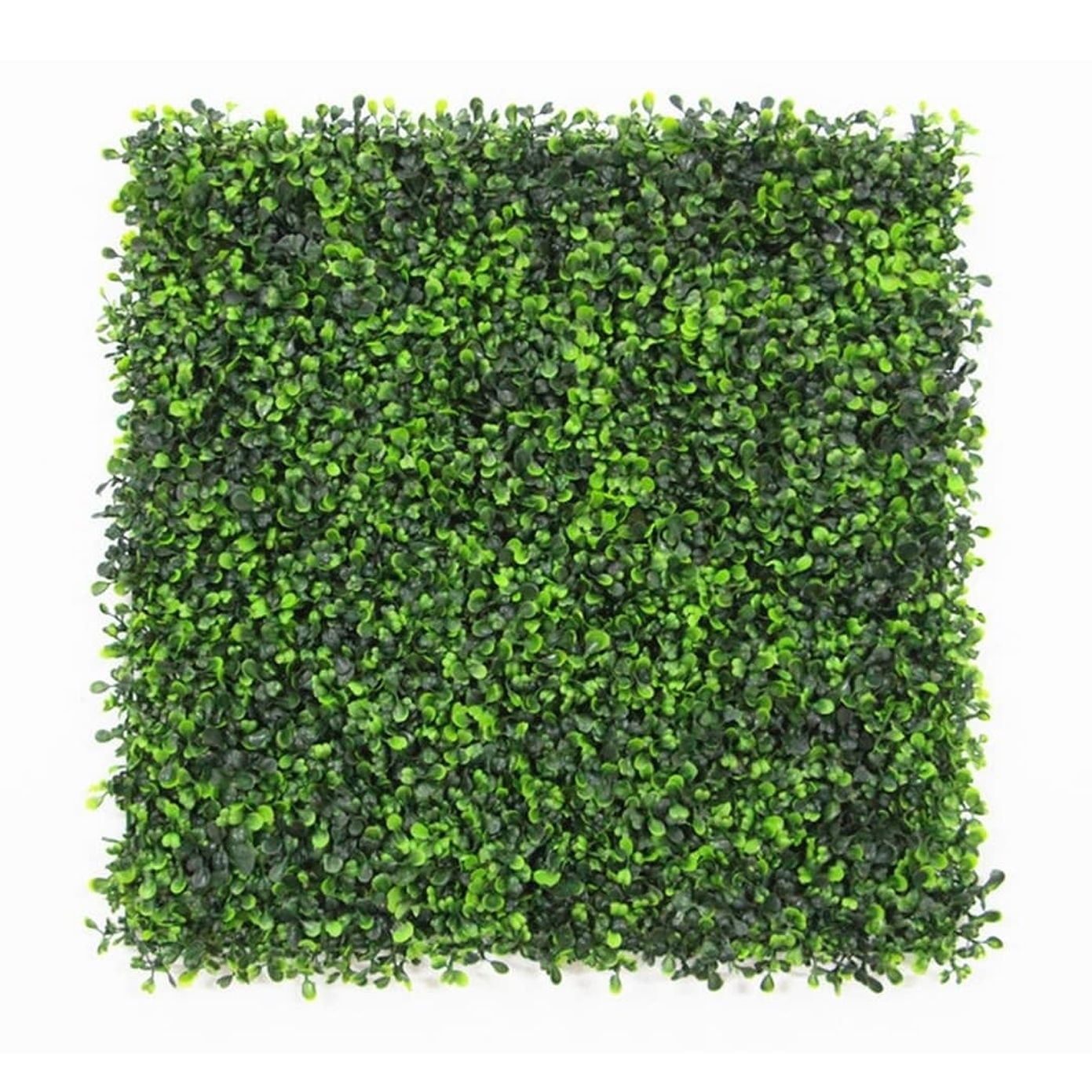 20'' Green Artificial Boxwood Hedge Panels with Zip Ties
