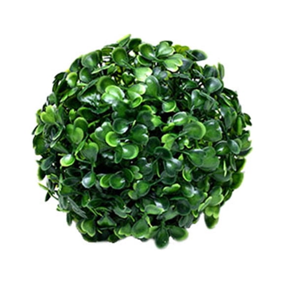 Artificial Boxwood Topiary Ball, Small Fake Plant Ball, Mini Faux Topiary Greenery Ball, Lifelike Small Boxwood Sphere Decor for Table Centerpiece Ornament, Patio Balcony Decor, 1 Pc, 5.1 Inches