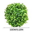 thumbnail image 1 of Artificial Boxwood Topiary Balls Set of 2 - Faux Outdoor Plant Decor for Front Porch, Garden, Wedding, Home - Low Maintenance Green Decorative Spheres in Wicker Planter, 1 of 1