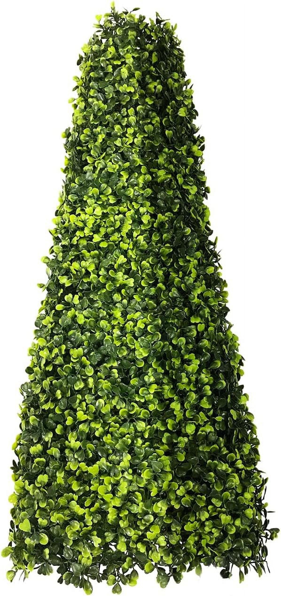 Artificial Boxwood Trees Topiary Decorative Trees UV Resistant Fake