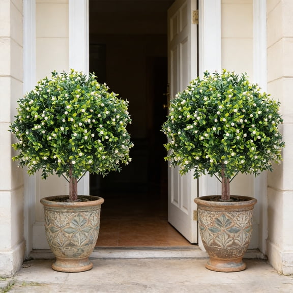 Artificial Boxwood planting Trees Planteds In The Ground Suitable For Outdoor Garden Landscaping And Decoration