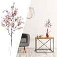 thumbnail image 1 of Artificial Branches Decor Fake Flowers 19.6" Silk Faux Flowers for Home Decoration Spring Realistic Flesh Colored Small Peach Blossoms Dried Branches Tea Room Flower, 1 of 6
