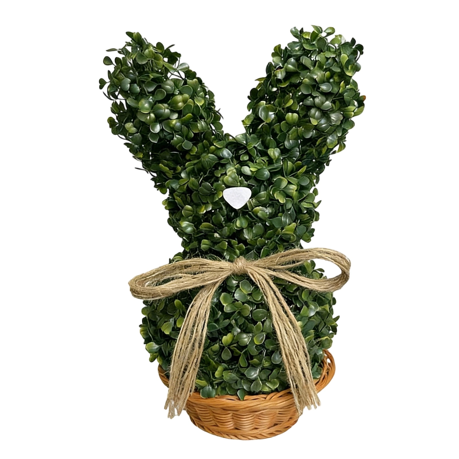 Artificial Bunny Rabbit Topiary Tree Pot, Pot Fake Easter Bunnies Plant ...