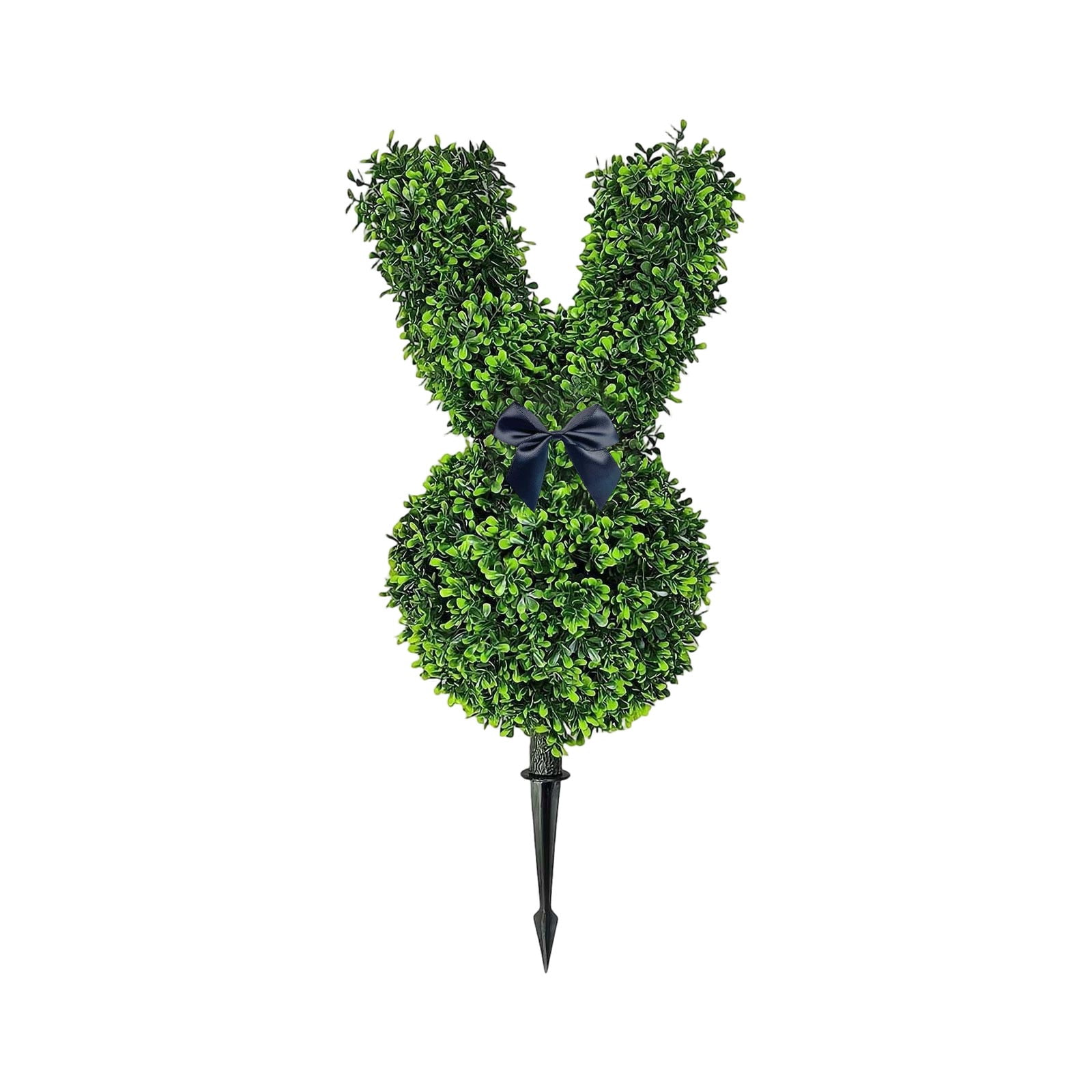 Artificial Bunny Topiary, 23.6in Bunny Shaped Topiary Trees, Faux ...