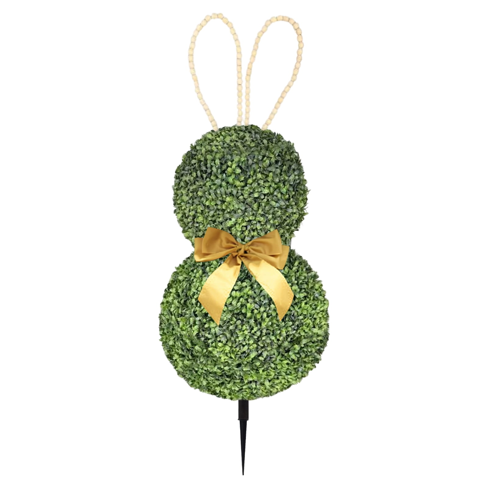 Artificial Bunny Topiary Outdoor Easter Rabbit Topiary Faux Bunny ...