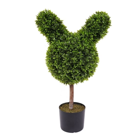 Artificial Bunny Topiary Outdoor - Rabbit Shaped Topiary Trees, Easter ...