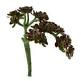 thumbnail image 1 of Artificial Bush Succulent Pick, Green/Burgundy, 6-Inch, 1 of 1
