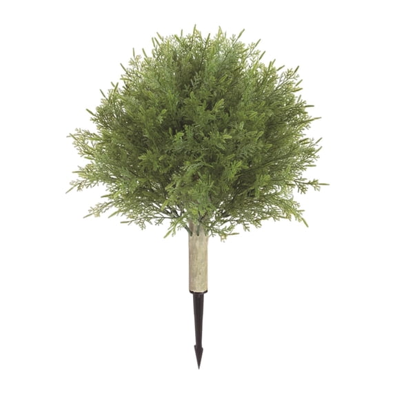 Artificial Bushes Topiary Tree Faux Shrub Dust Resistant for Farmhouse Patio Autumn Home Decor